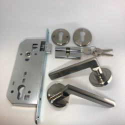 door handles with a lock system